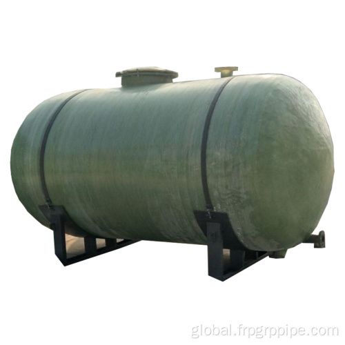 Fiberglass FRP Tank Horizontal FRP Tank Fiberglass Container for acid alkali Manufactory
